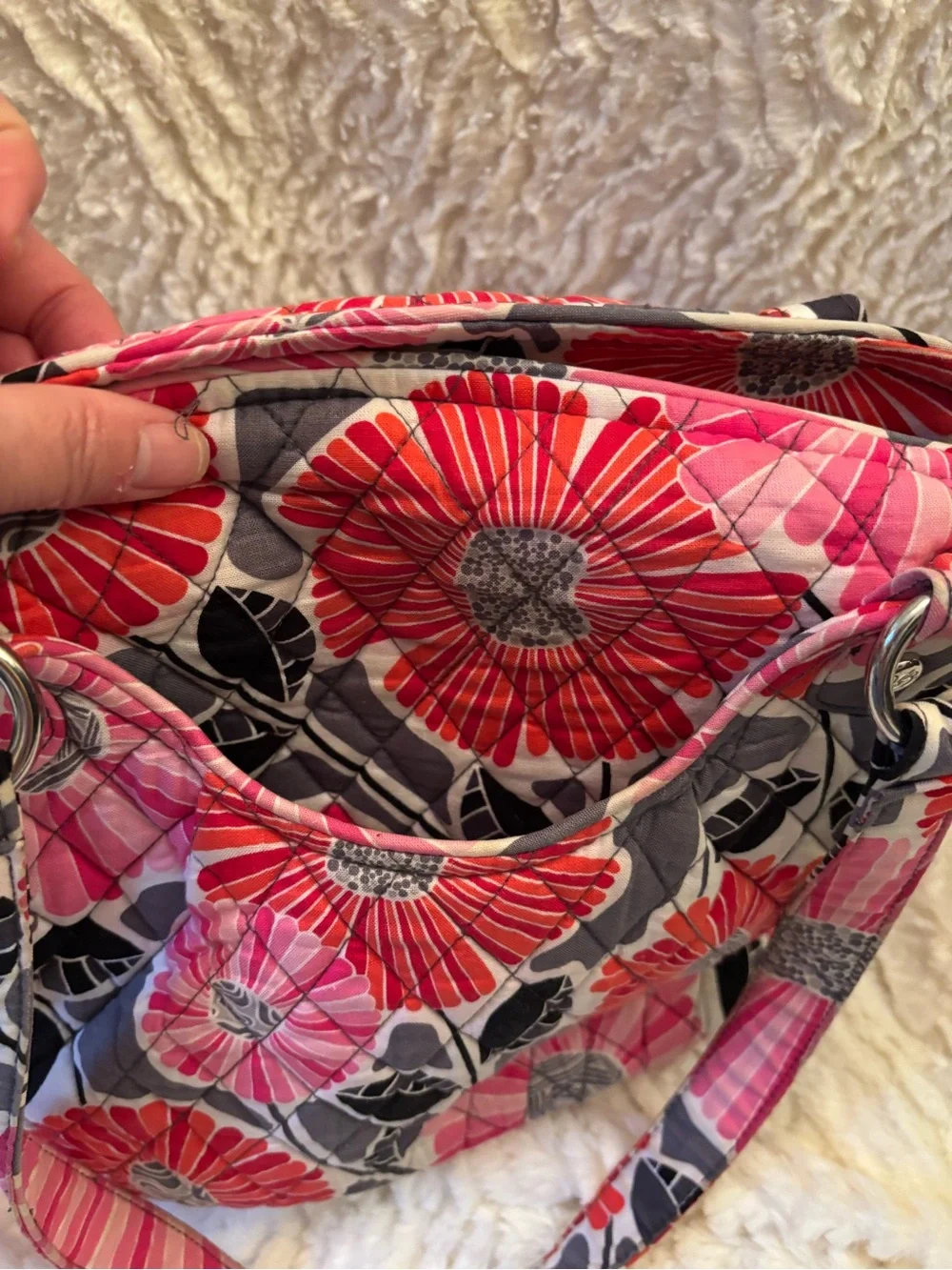 Vera Bradley fabric shoulder bag